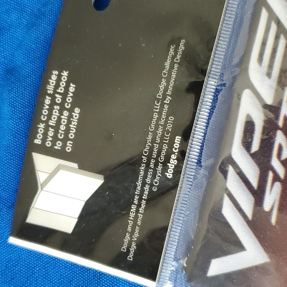 4/$20 Dodge Viper SRT 10 & Challenger stretch book cover challenger - Picture 5 of 7